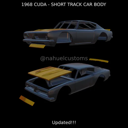 Cuda Street Stock (body only)